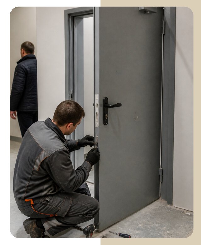 Ремонт противопожарной двери в Рязани по цене 6674 р. | ДвериЛегко-Рзн