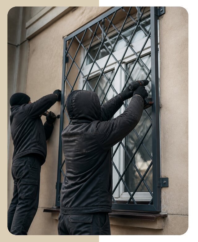 Установка антивандальных решеток на окна в Рязани